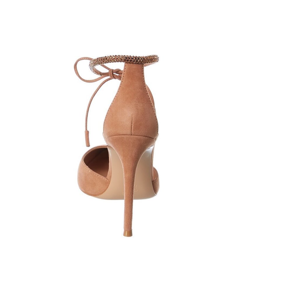 Gianvito Rossi Montecarlo D'Orsay 100 Suede Pump - Picture 3 of 6